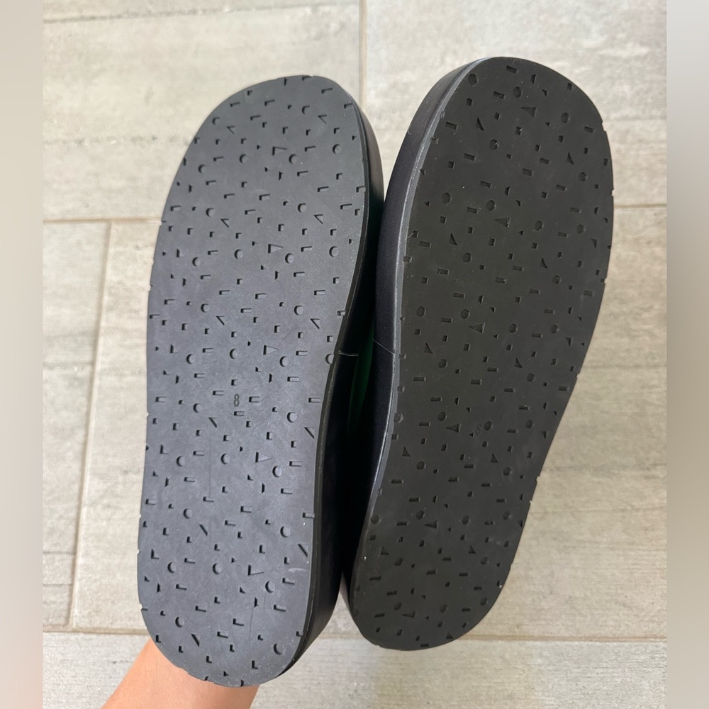 NEW Charlotte Stone Leather Slides - Picture 3 of 3